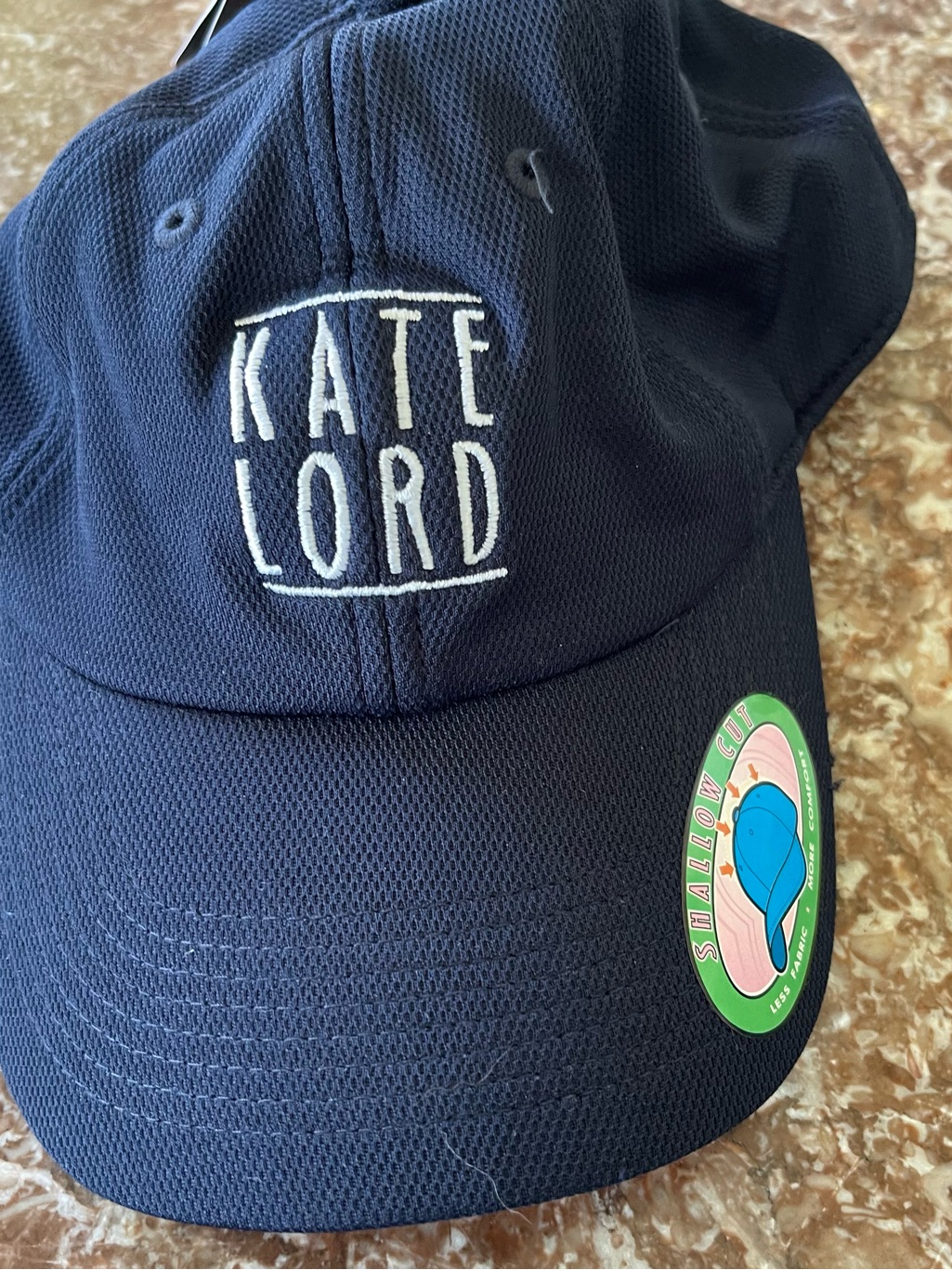 Head Navy Baseball Cap With White Embroidered Logo